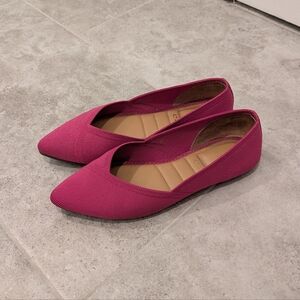 Kelly & Katie Fuchsia Flats